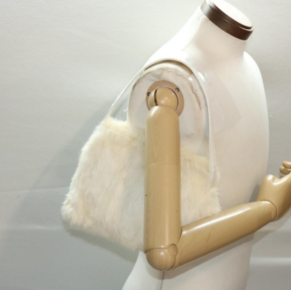 Burberrys Blue Label Rabbit Fur Handbag - Picture 11 of 11